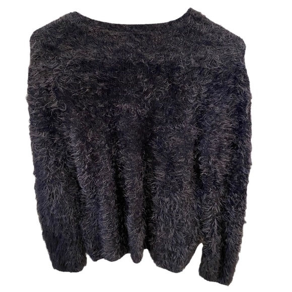 Zara Girls Winter Collection Deep Purple Fuzzy Cardigan Size 11-12 - Picture 2 of 13